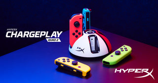 HyperX Expands Nintendo Switch Accessory Lineup with ChargePlay Charging Station for Switch Joy-Con Controllers
