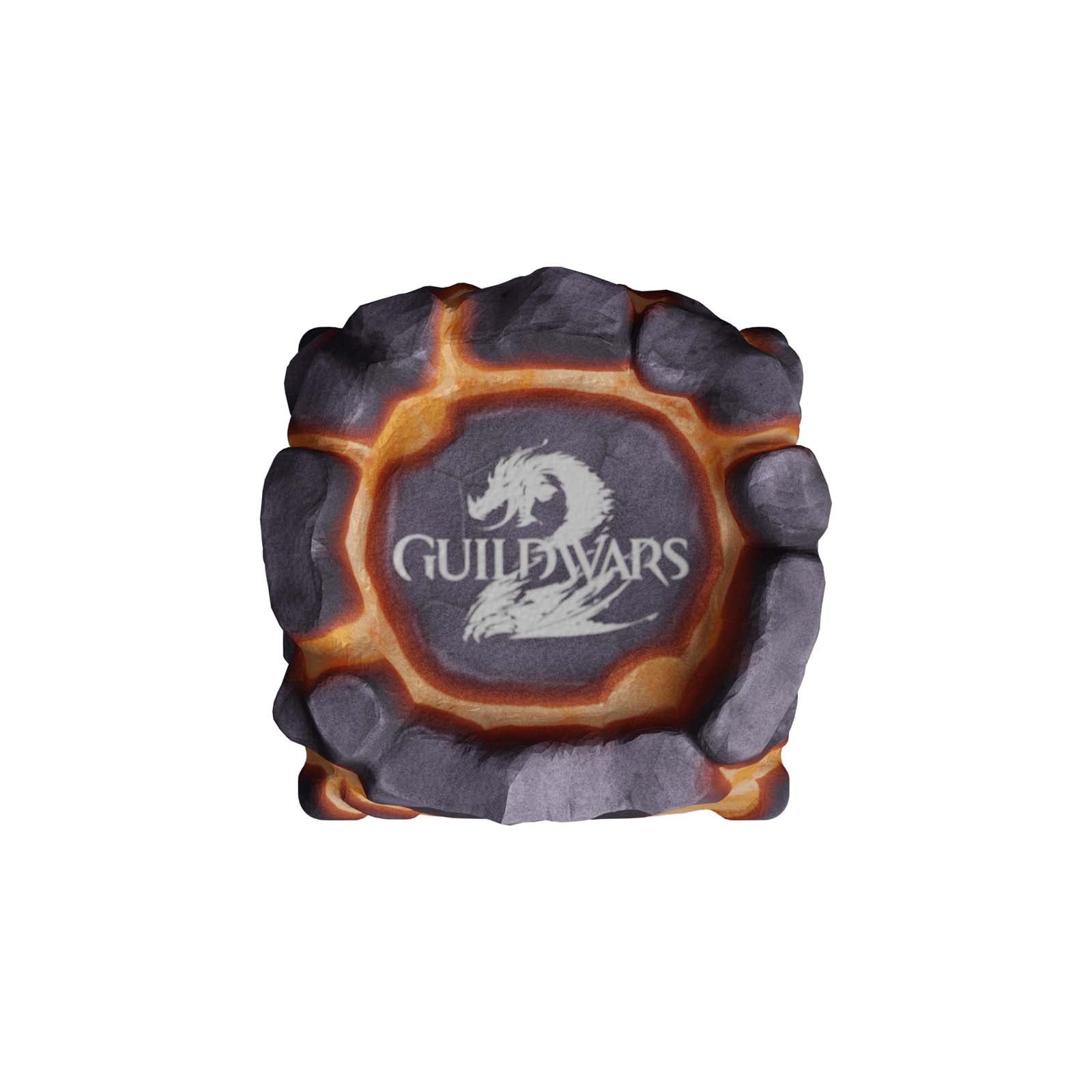 SteelSeries gaming mousepad with Guild Wars 2 logo at