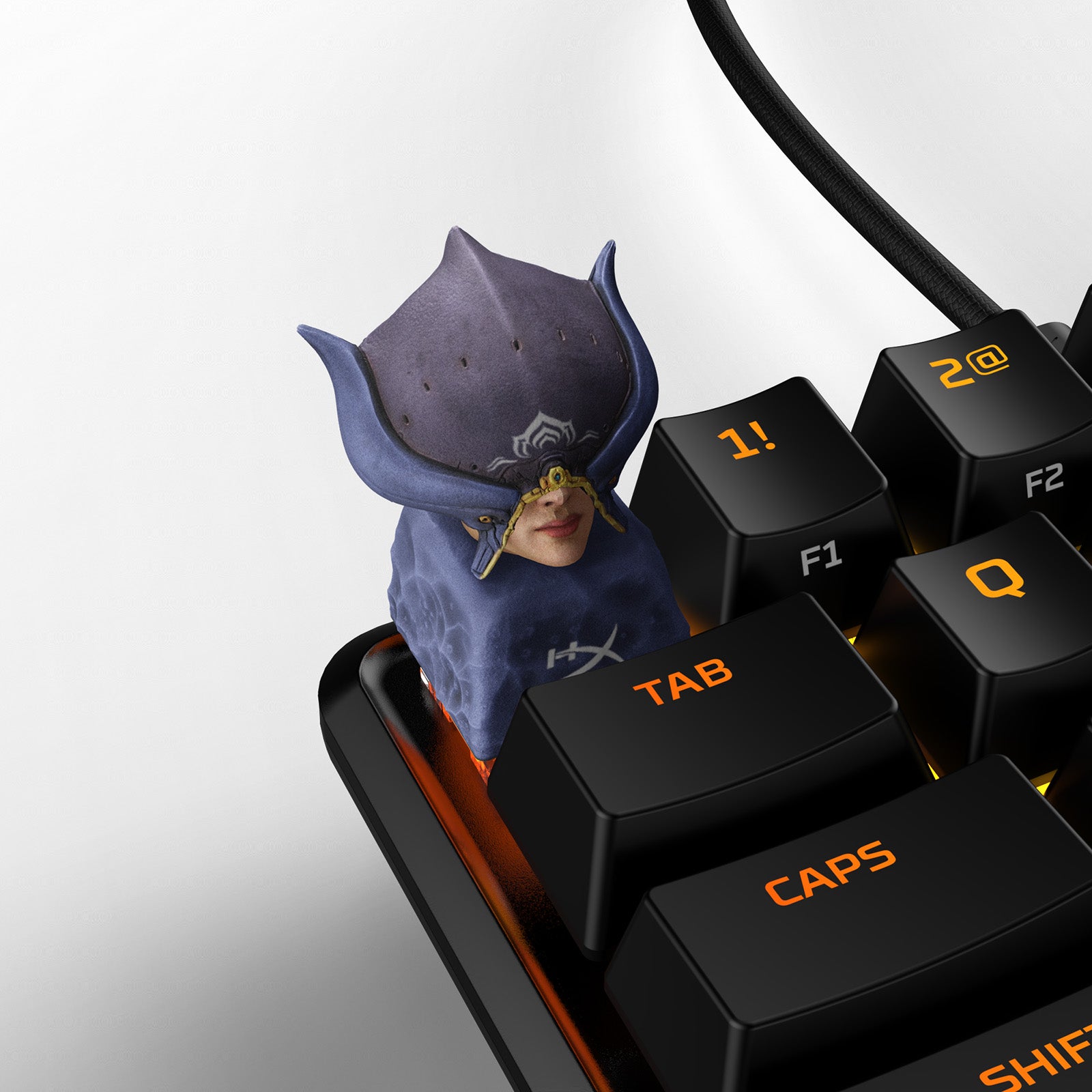 HX3D x Warframe Keycap - Lotus - Purple