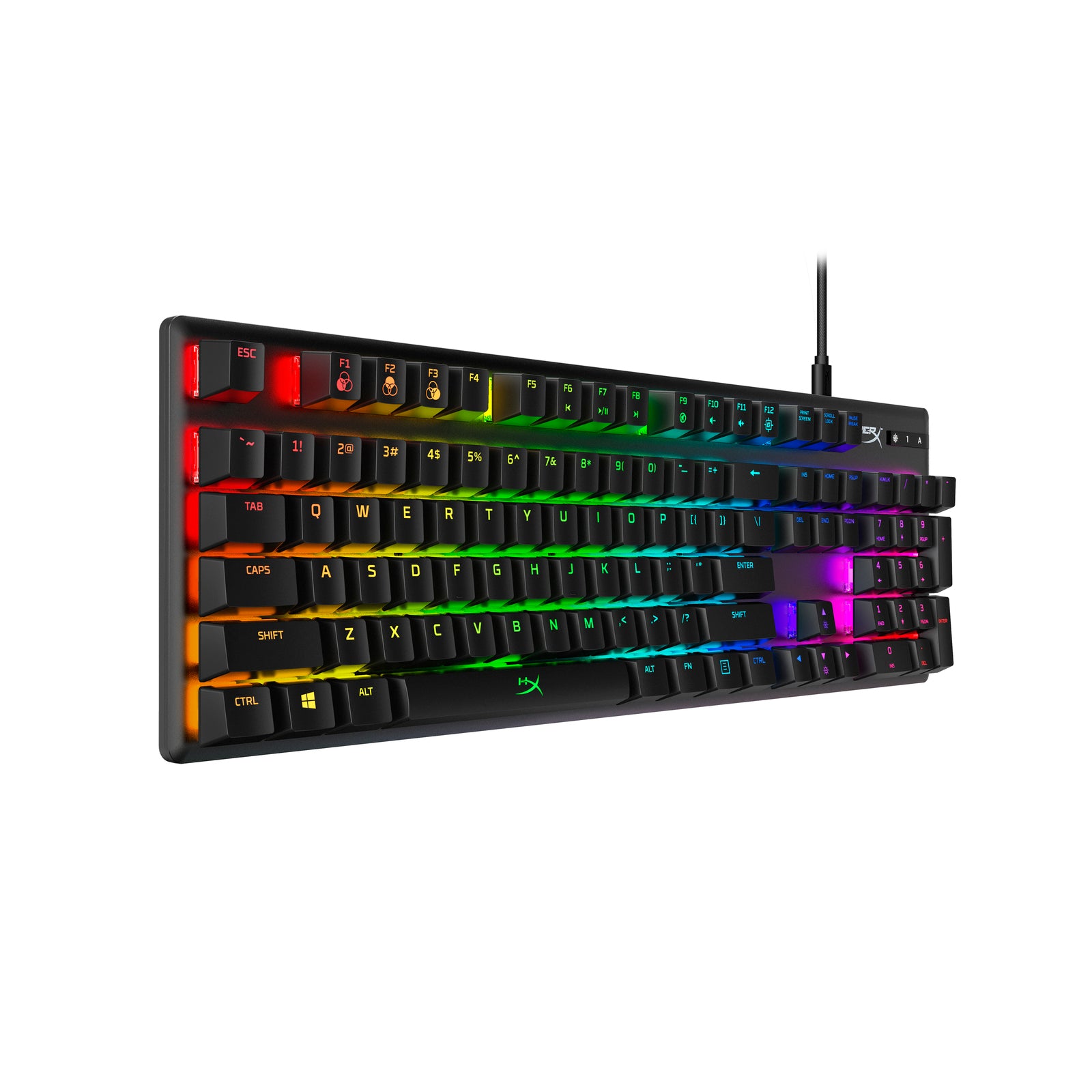 teclado mecanico Hyperx Alloy Switch Red - RGB - 4P5D6AA