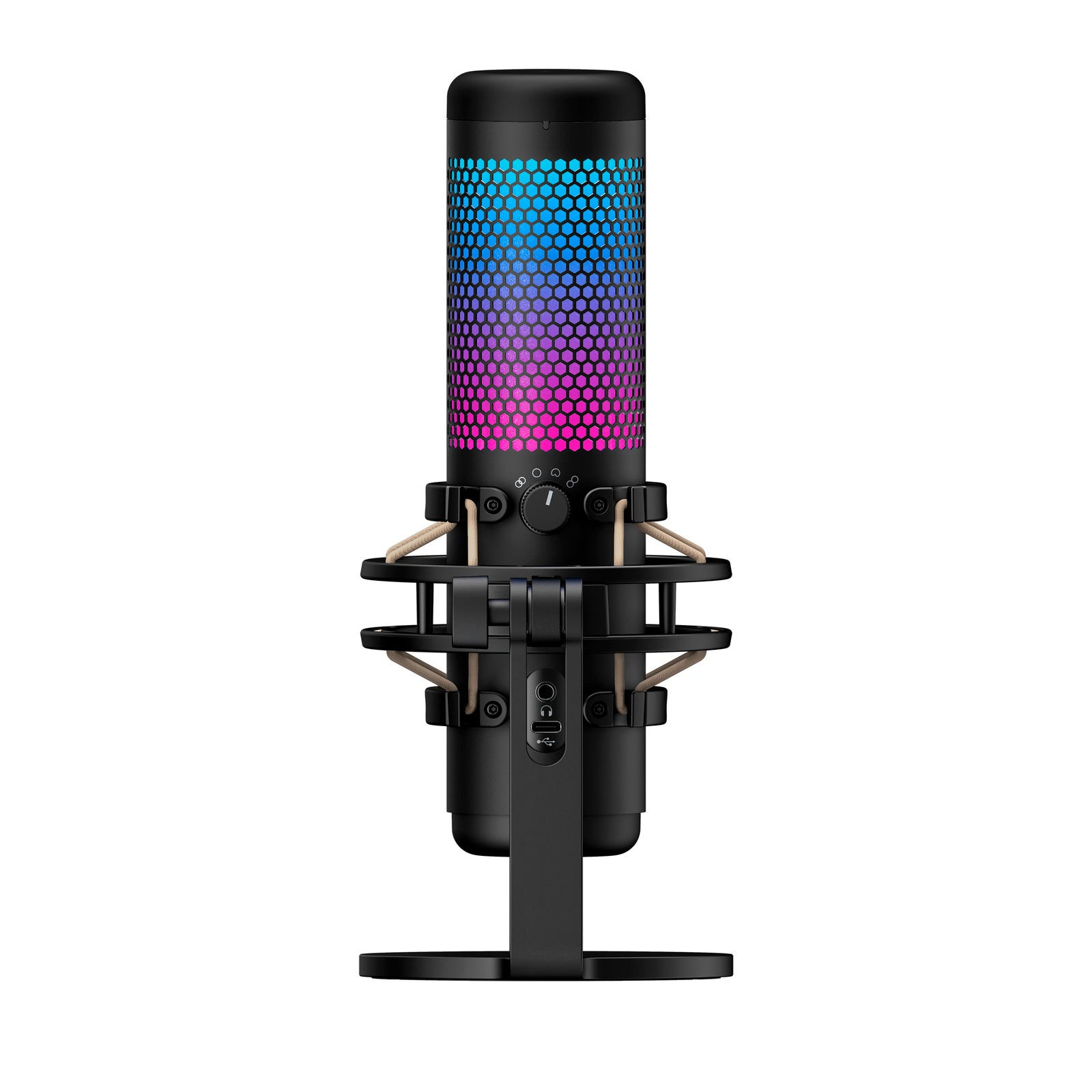 HyperX QuadCast S White RGB USB Condenser Microphone