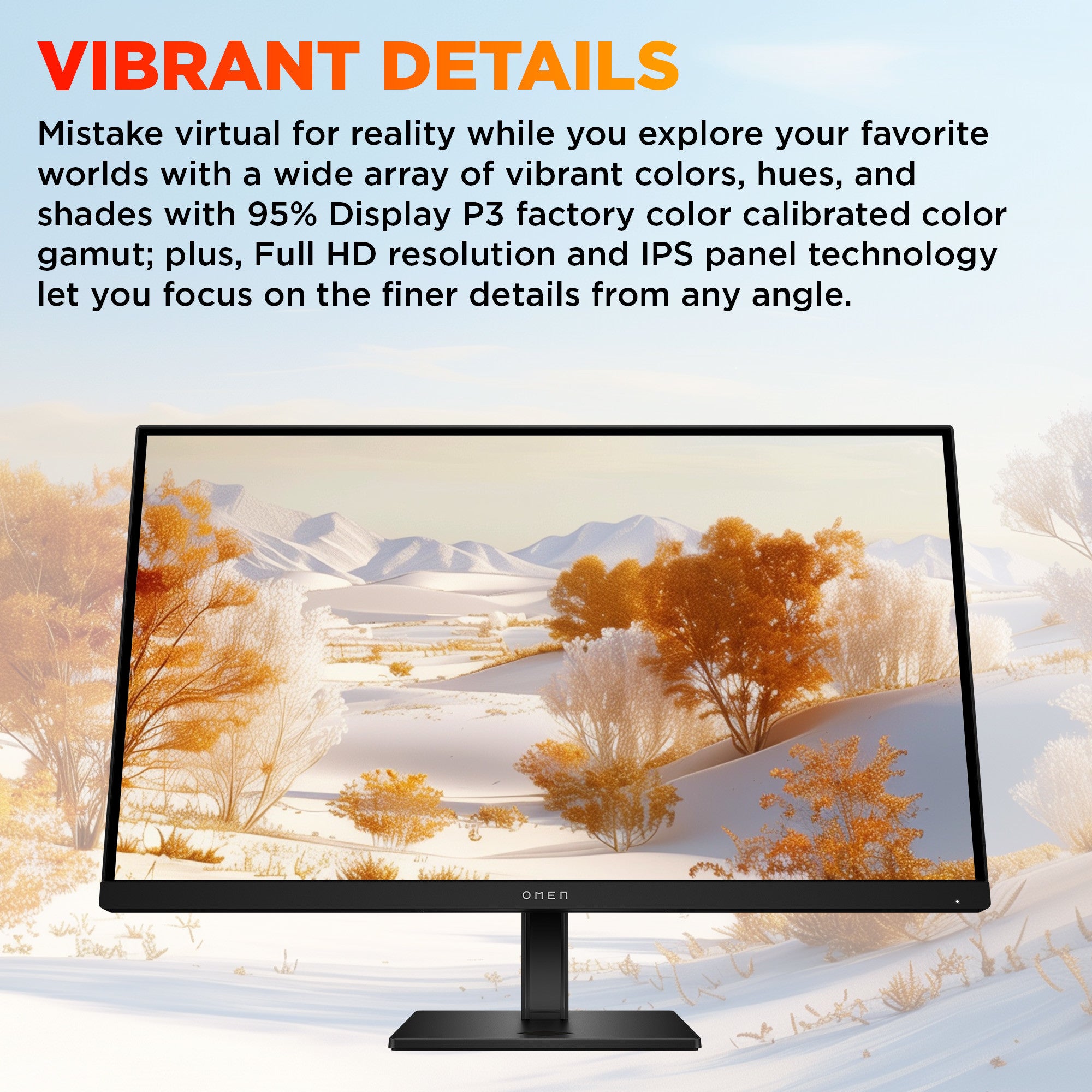 OMEN 27 inch FHD 180Hz Gaming Monitor - OMEN 27 G2 - 03