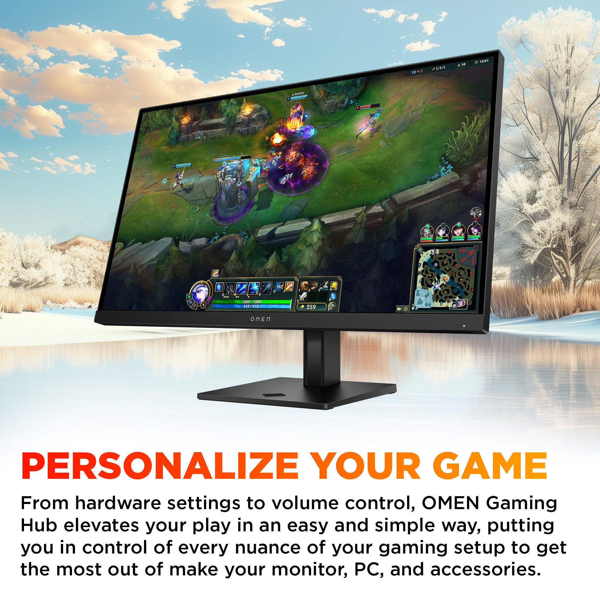 OMEN 27 inch FHD 180Hz Gaming Monitor - OMEN 27 G2 - 07