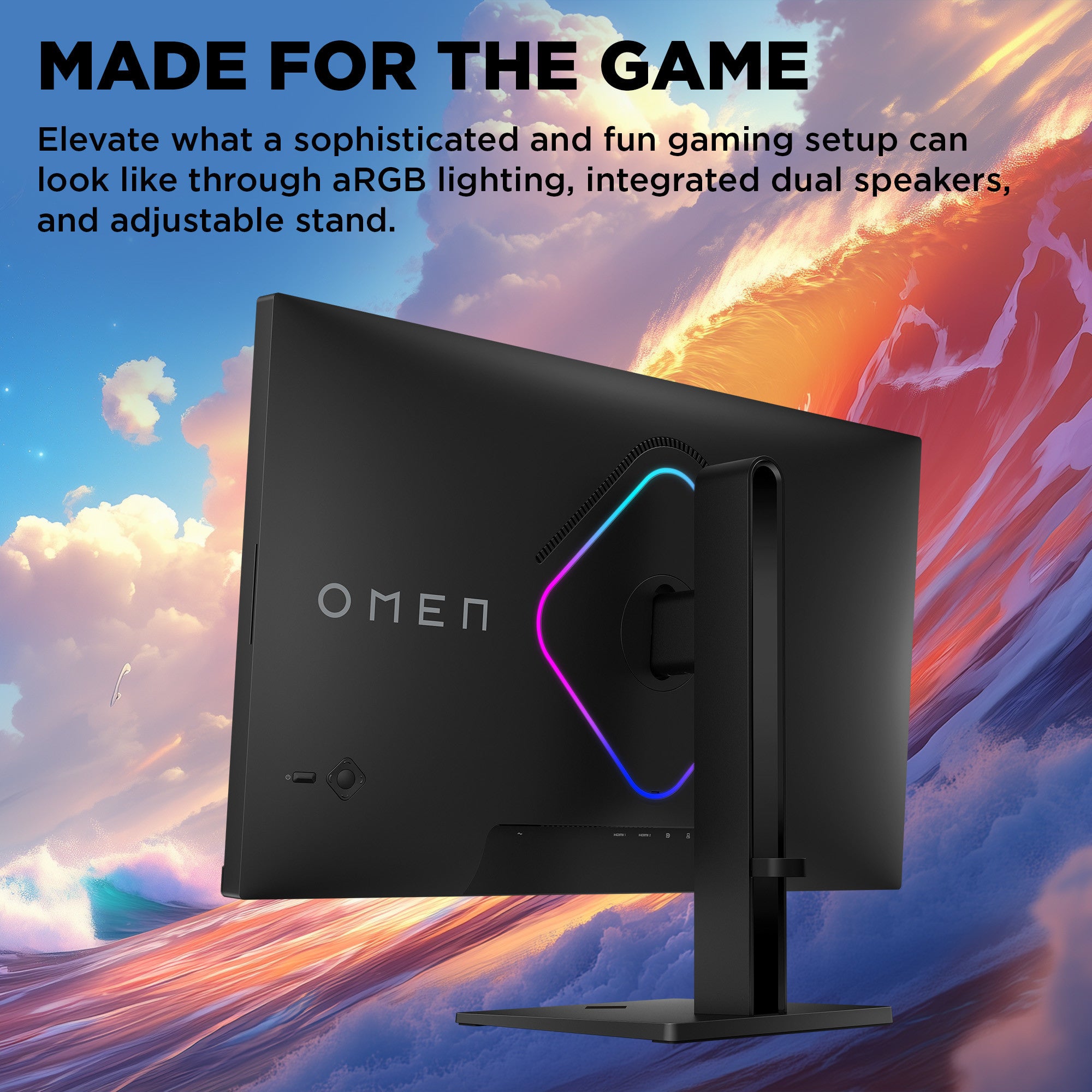 OMEN 27 inch QHD 280Hz Gaming Monitor - OMEN 27qs G2 - 07