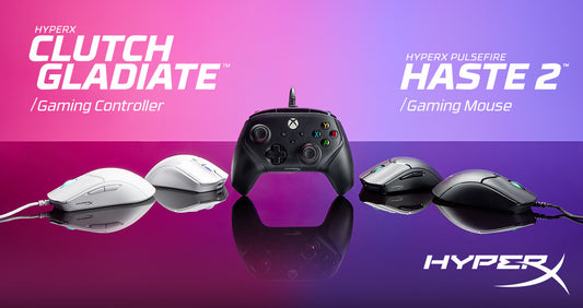 HyperX Reveals Clutch Gladiate Wired Xbox Controller and Next Generation Haste 2 Gaming Mice at CES 2023