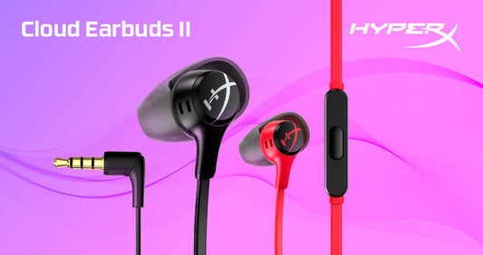 New HyperX Cloud Earbuds II with Mic Support  Convenient and Immersive Mobile Gaming
