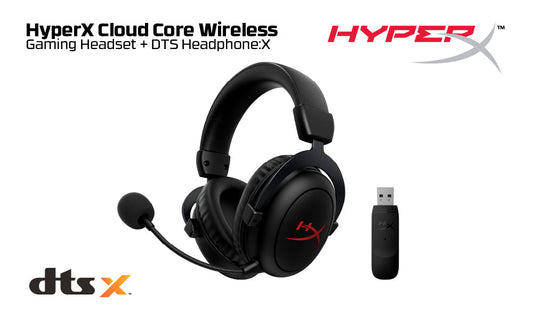 HyperX Launches Cloud Core Wireless Gaming Headset