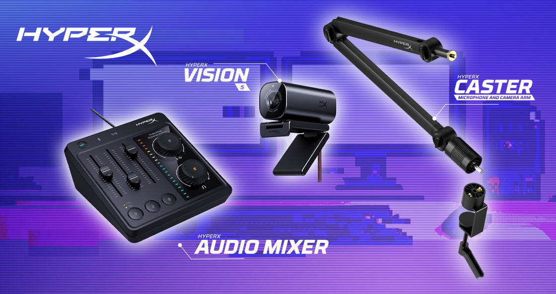 HyperX Unveils First HyperX Webcam and Audio Mixer Plus Industry’s Fir ...