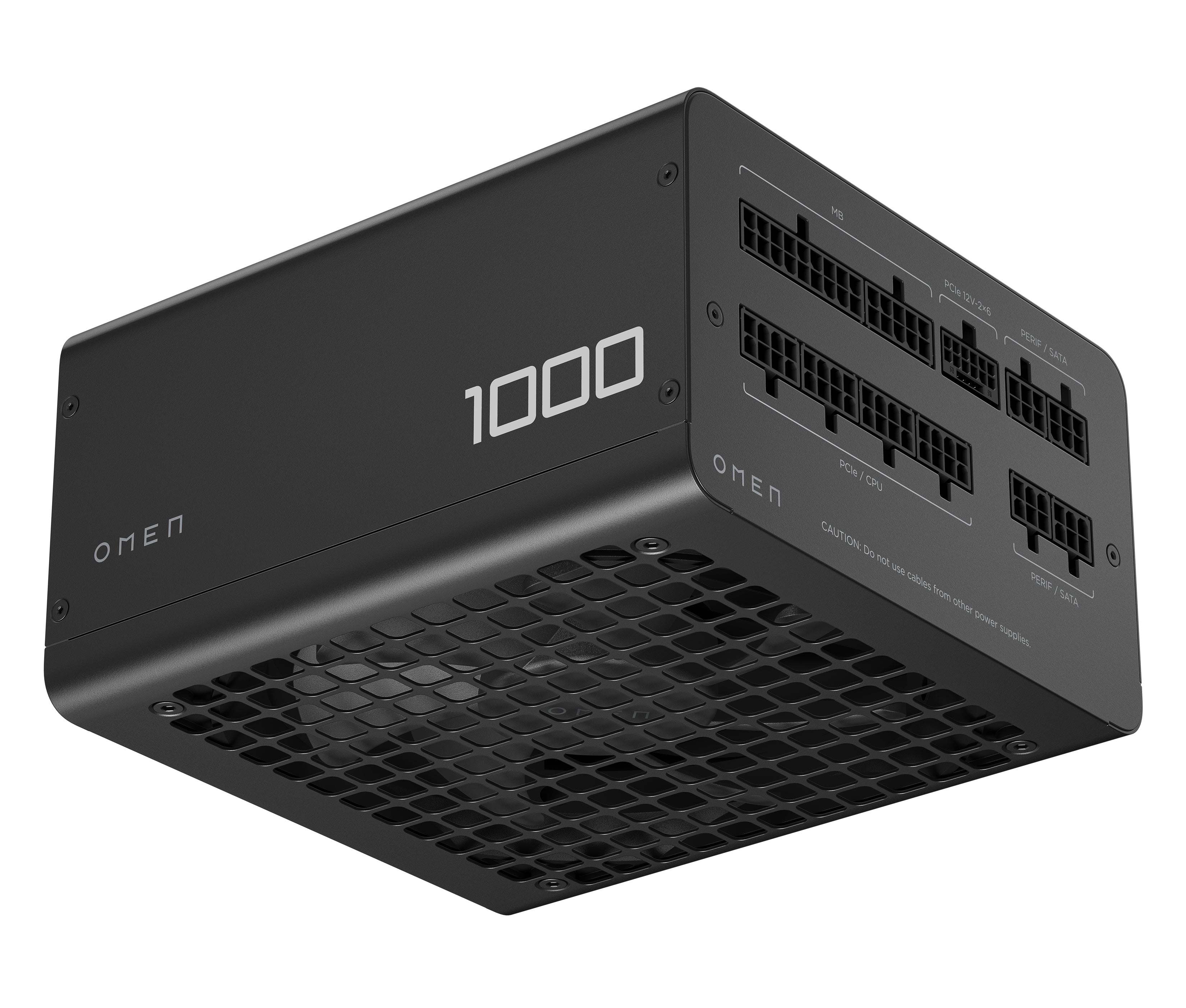 Hp omen a4wk3aa | 1000w atx 3. 1 | 80 plus gold cybenetics platinum | popolnoma modularen pcie 5. 1 12v-2x6 | napajalnik 3 Hp omen 1000w modularni priključki za pcie cpu sata in 12v-2x6
