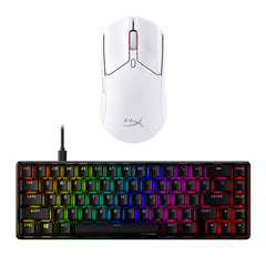 HyperX Bundle - Alloy Origins 65 Keyboard, Pulsefire Haste 2 Wireless Mouse
