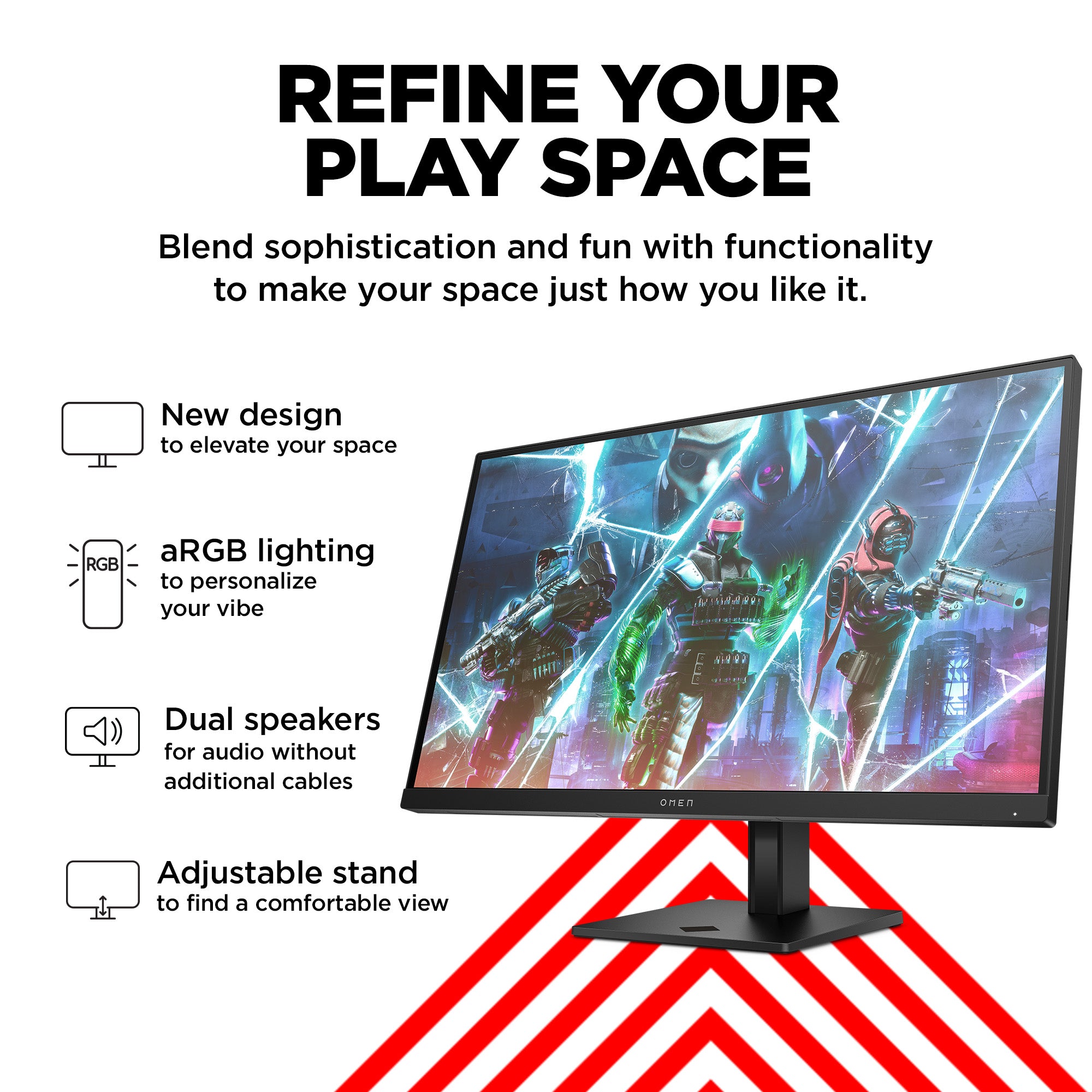 OMEN by HP 27 inch FHD 240Hz Gaming Monitor - OMEN 27s - 05