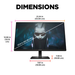 OMEN by HP 23.8 inch FHD 165Hz Gaming Monitor - OMEN 24 - 06