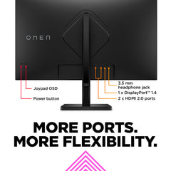 OMEN by HP 31.5 inch QHD 165Hz Gaming Monitor - OMEN 32q - 08
