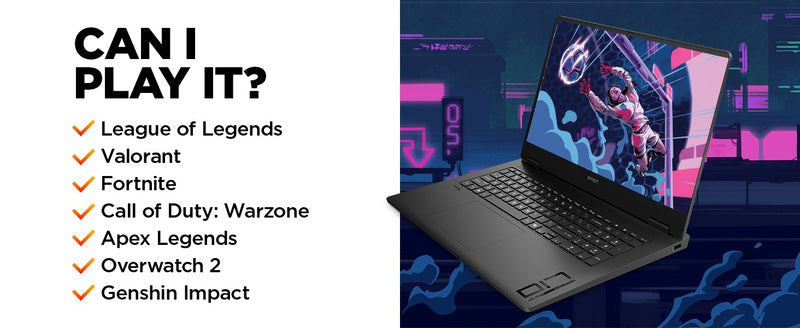 OMEN Gaming Laptop 17, Windows 11 Home, 17.3", AMD Ryzen™ 7, 16GB RAM, 1TB SSD, NVIDIA® GeForce RTX™ 4070, QHD, Shadow black