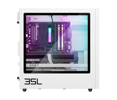 OMEN 35L Gaming Desktop GT16-0077m PC, Windows 11 Home, AMD Ryzen™ 5, 32GB RAM, 512GB SSD, NVIDIA® GeForce RTX™ 4070 SUPER, Ceramic white