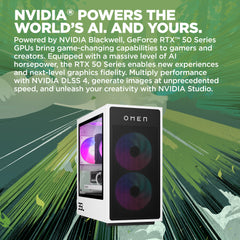 OMEN 35L Gaming Desktop GT16-0085t PC, Windows 11 Pro, Intel® Core™ Ultra 7, 32GB RAM, 2TB SSD, NVIDIA® GeForce RTX™ 4080 SUPER, Ceramic white