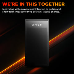 OMEN 35L Gaming Desktop GT17-0050m PC, Windows 11 Home, AMD Ryzen™ 7, 32GB RAM, 1TB SSD, NVIDIA® GeForce RTX™ 5070 Ti, Stealth Black