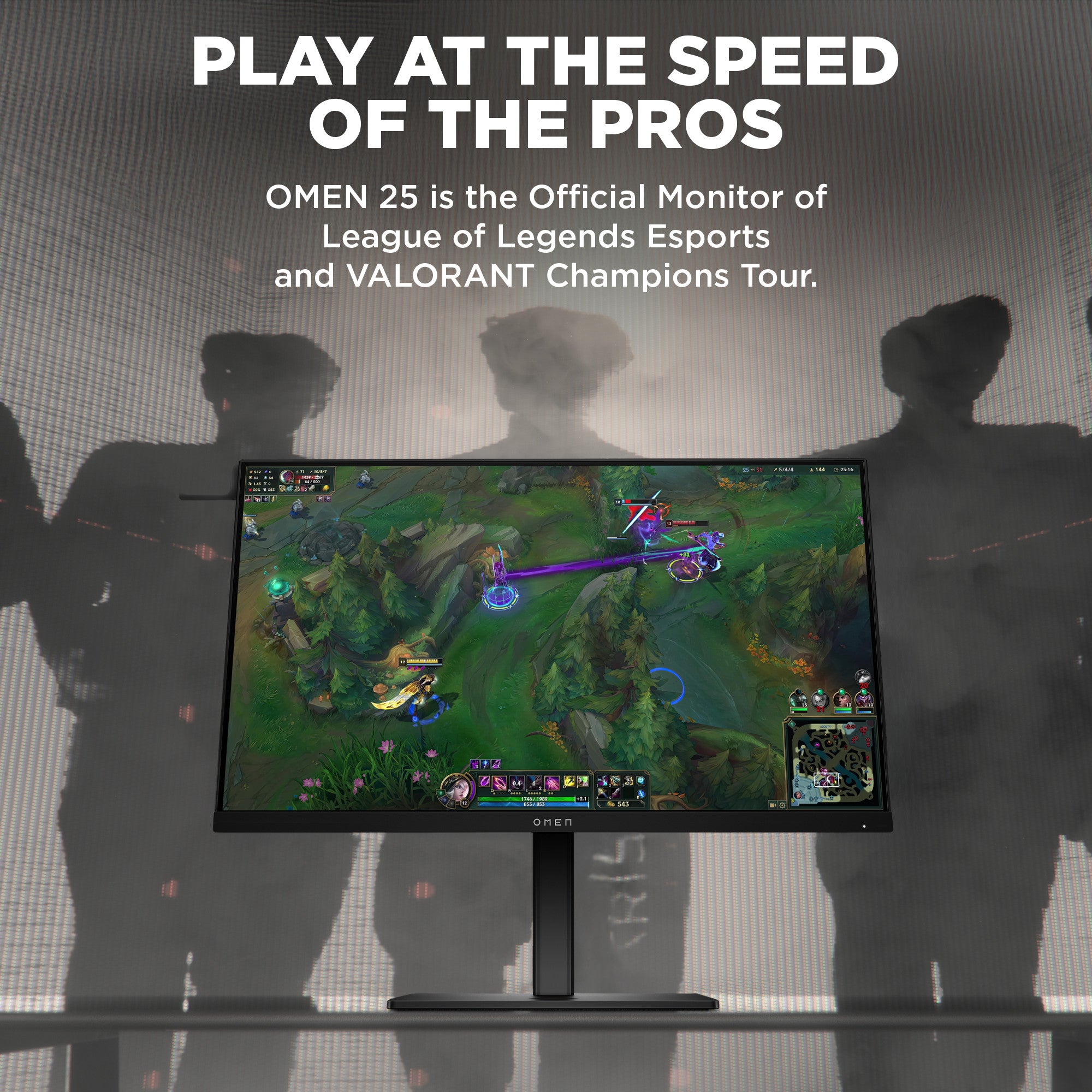 OMEN 24.5inch FHD 360Hz Gaming Monitor - OMEN 25 - 02
