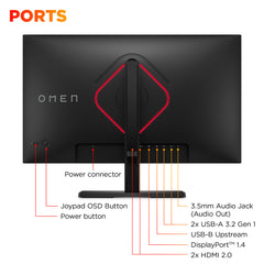 OMEN 24.5inch FHD 360Hz Gaming Monitor - OMEN 25 - 09