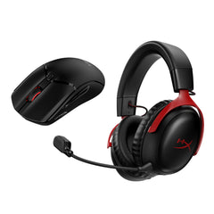 HyperX Bundle - Cloud III Wireless Headset, Pulsefire Haste 2 Wireless Mouse