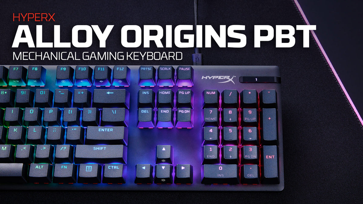 HyperX Alloy Origins PBT – Mechanical Gaming Keyboard - video