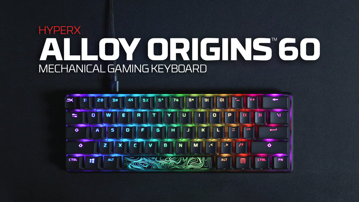 HyperX Alloy Origins 60 – Mechanical Gaming Keyboard - video