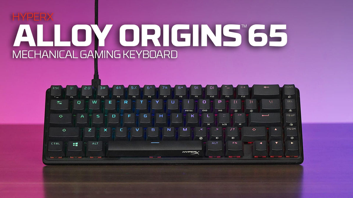 HyperX Alloy Origins 65 – Mechanical Gaming Keyboard - video