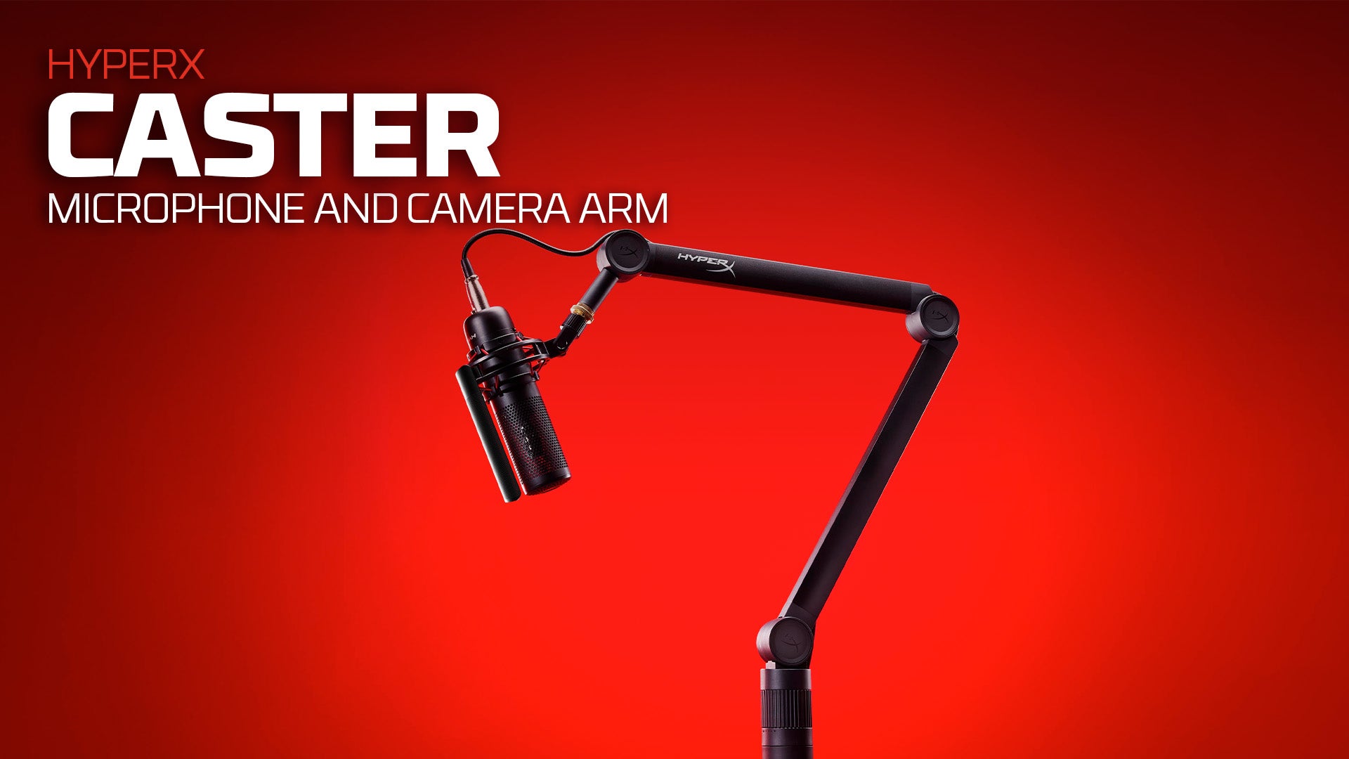 HyperX Caster – Microphone and Camera Arm - video