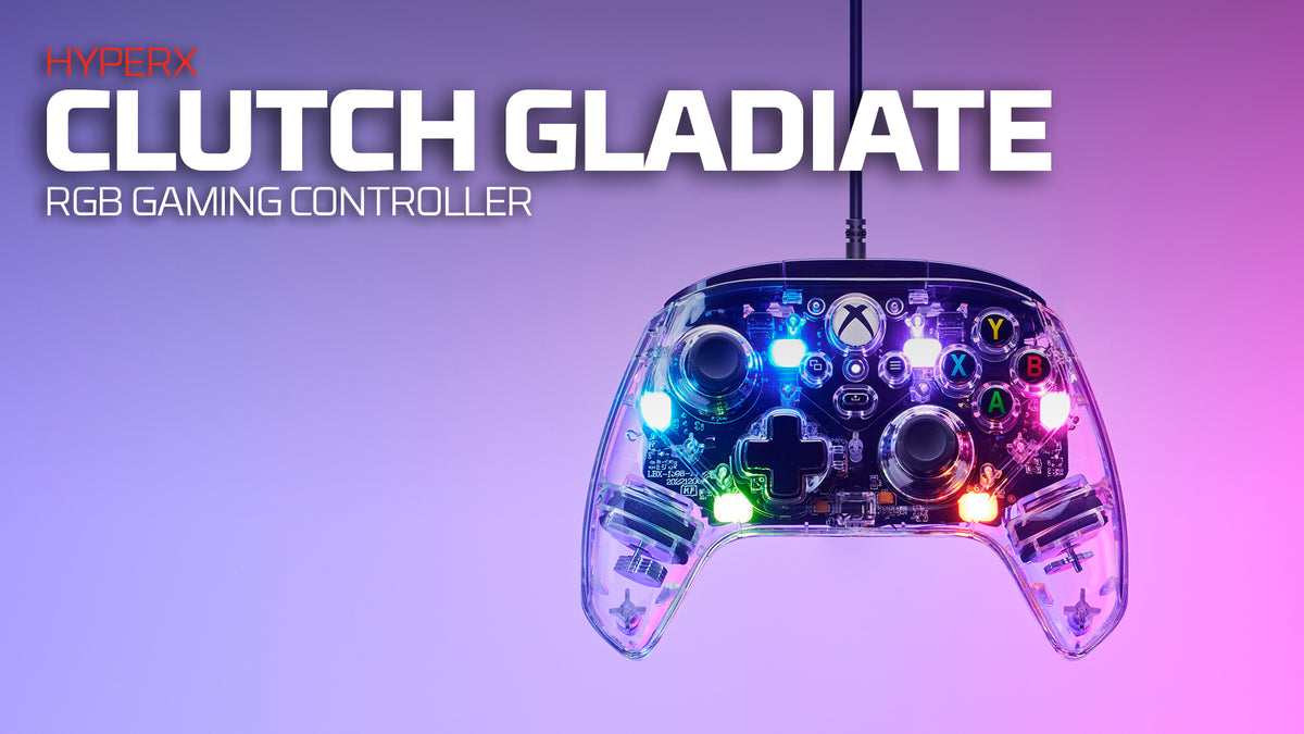 HyperX Clutch Gladiate RGB – Wired Gaming Controller – Xbox - video
