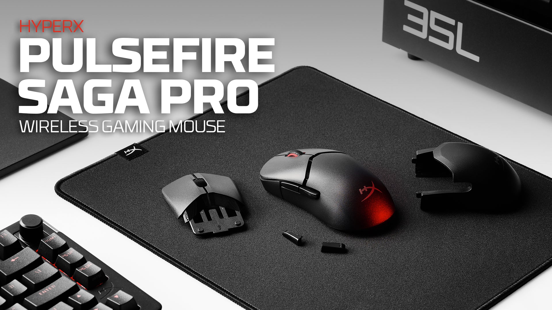 HyperX Pulsefire Saga Pro – Wireless Gaming Mouse - video