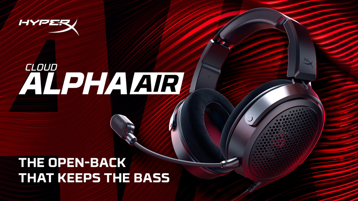 HyperX Cloud Alpha Air Open-Back Gaming Headset - video