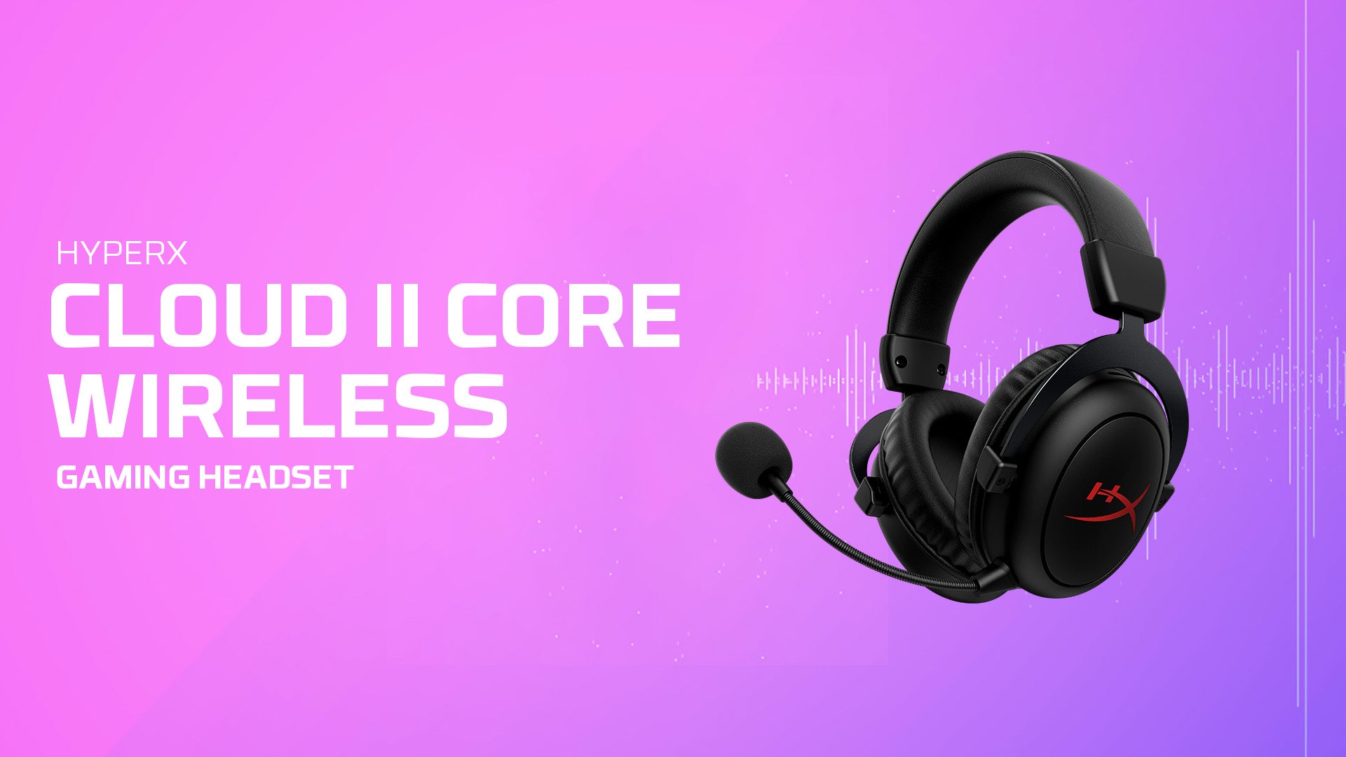 HyperX Cloud II Core - Wireless Gaming Headset - video
