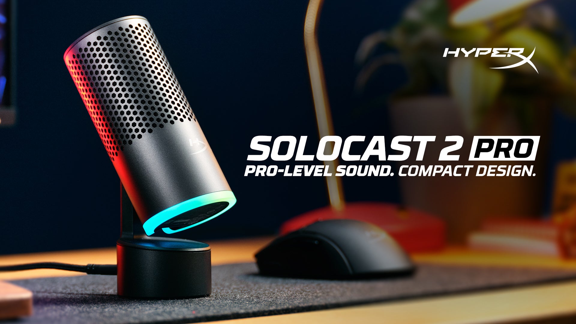 HyperX SoloCast 2 Pro Gaming USB Condenser Microphone - video