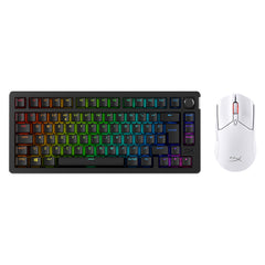 HyperX Bundle - Alloy Rise 75 Wireless Keyboard, Pulsefire Haste 2 Wireless Mouse