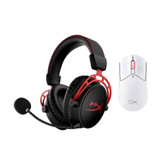 HyperX Bundle - Cloud Alpha Wireless Headset, Pulsefire Haste 2 Wireless Mouse
