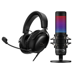 HyperX Bundle - Cloud III Wired Headset, QuadCast S Microphone