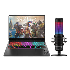 PC Bundle - OMEN Transcend 14 Laptop, HyperX QuadCast S Microphone