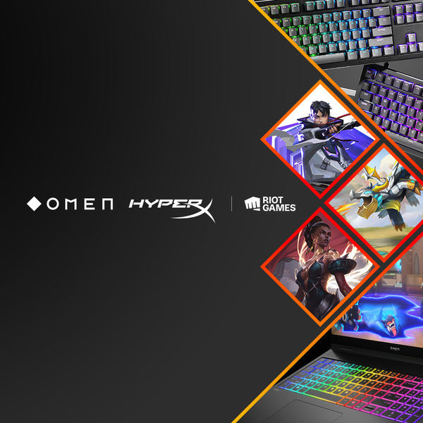 OMEN, HyperX, and Riot Games have teamed up to create theultimate VALORANT experience. From custom hardware toexclusive designs, this partnership is all about pushingperformance, elevating play, and giving fans a desktop that feels straight out of the game.