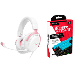 HyperX Bundle - Cloud III Gaming Headset + Rubber Keycaps (Blue)