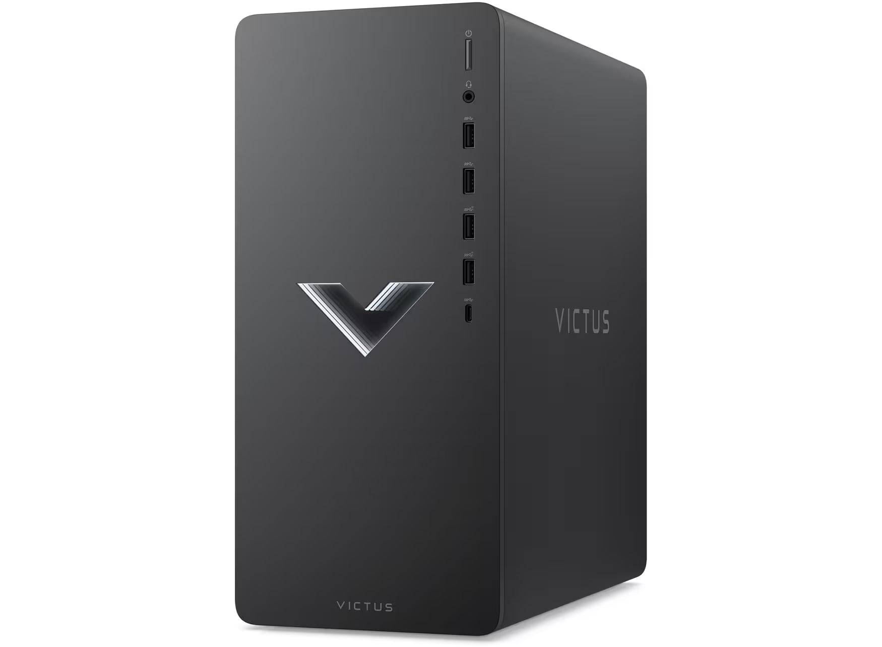 Victus by HP 15L Gaming Desktop TG02-0077m, Windows 11 Home, AMD Ryzen™ 5, 8GB RAM, 256GB SSD, AMD Radeon™ RX 6400, Mica silver