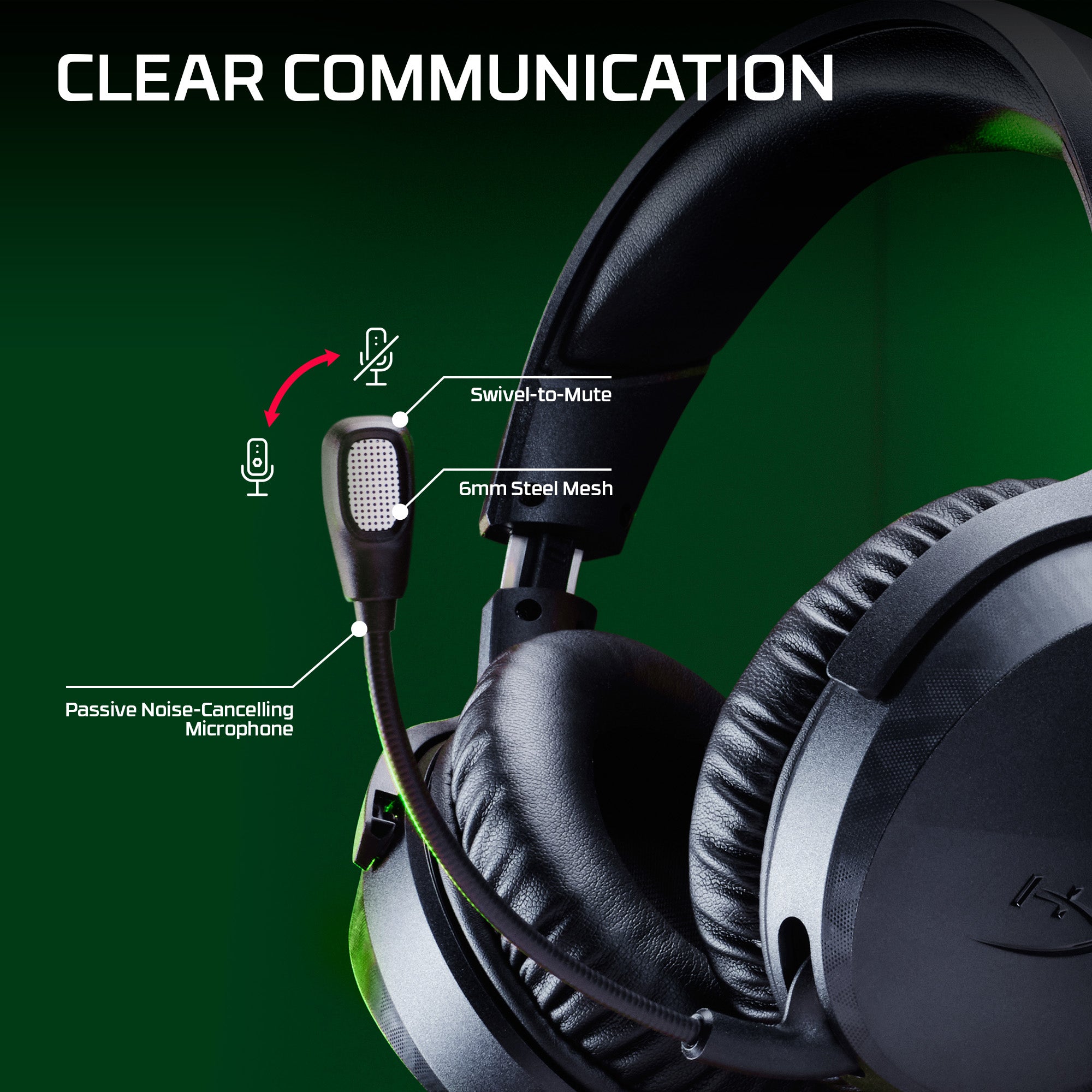 HyperX CloudX Stinger 3 Wireless Gaming Headset Xbox - 07