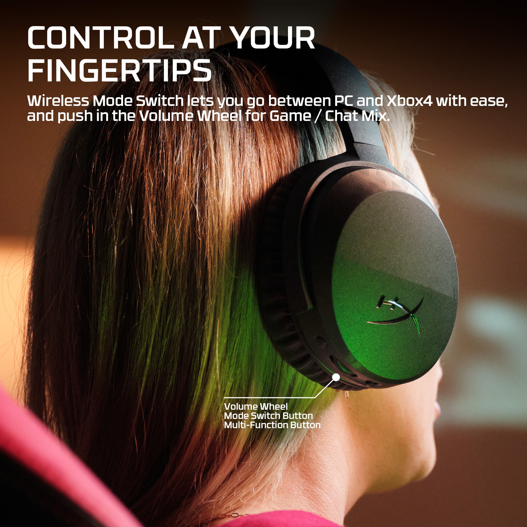 HyperX CloudX Stinger 3 Wireless Gaming Headset Xbox - 09