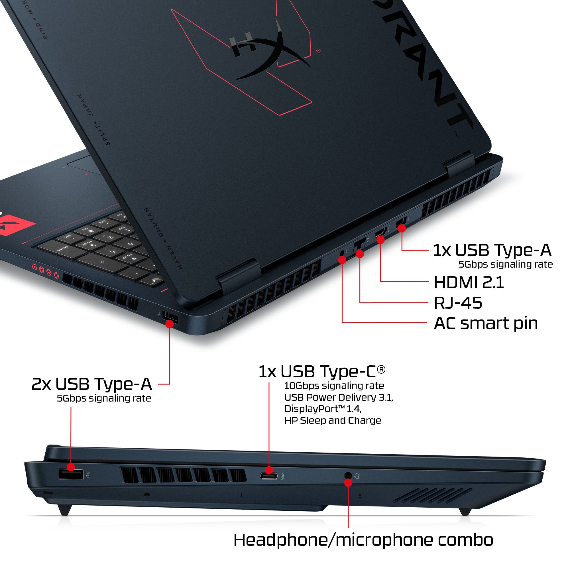 HyperX OMEN 16 inch Gaming Laptop PC 16-ap1931nr - 11