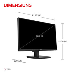HyperX OMEN 23.8 inch FHD 240Hz Gaming Monitor - OMEN 24 G3 - 09