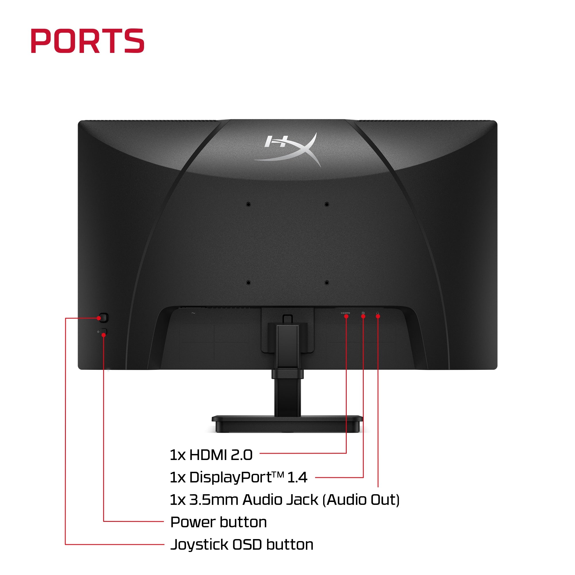 HyperX OMEN 23.8 inch FHD 240Hz Gaming Monitor - OMEN 24 G3 - 10