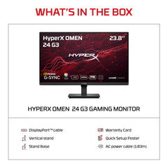 HyperX OMEN 23.8 inch FHD 240Hz Gaming Monitor - OMEN 24 G3 - 11