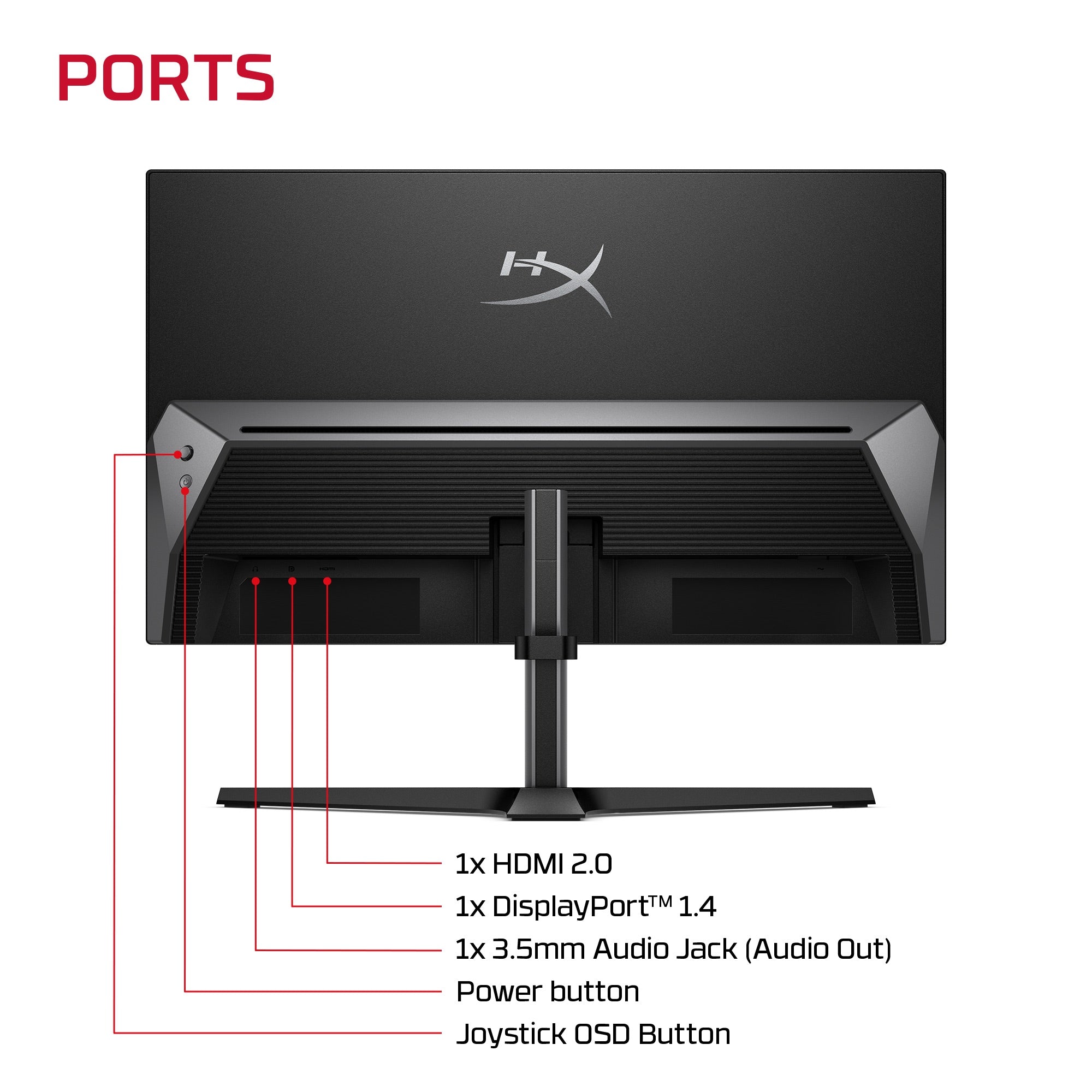 HyperX OMEN 23.8 inch FHD 144Hz Gaming Monitor - OMEN 24e - 09