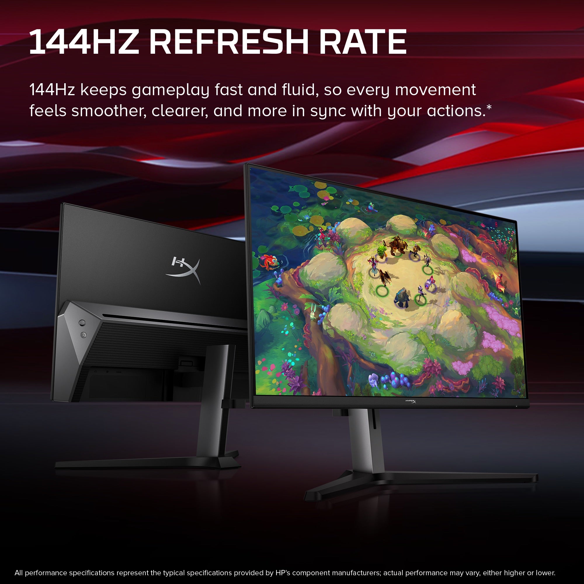 HyperX OMEN 23.8 inch FHD 144Hz Gaming Monitor - OMEN 24e - 02