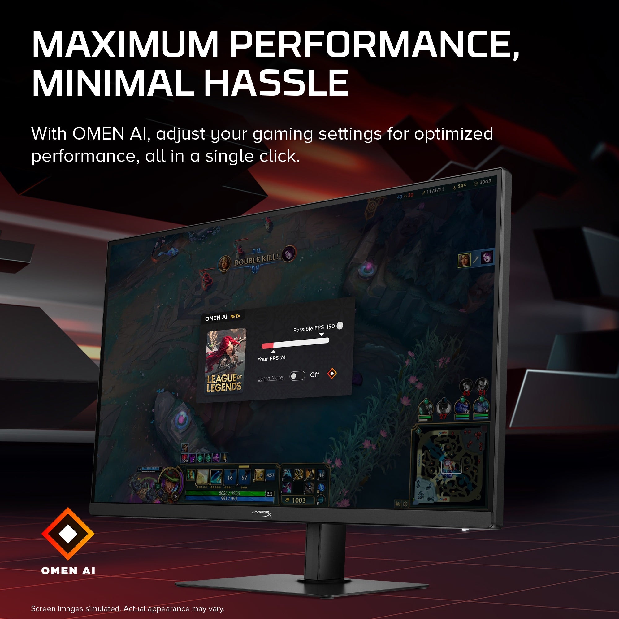 HyperX OMEN 27 inch UHD/FHD 160Hz/320Hz Dual Mode Gaming Monitor - OMEN 27k  G3 - 06