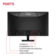 HyperX OMEN 27 inch QHD 240Hz Gaming Monitor - OMEN 27q  G3 - 10